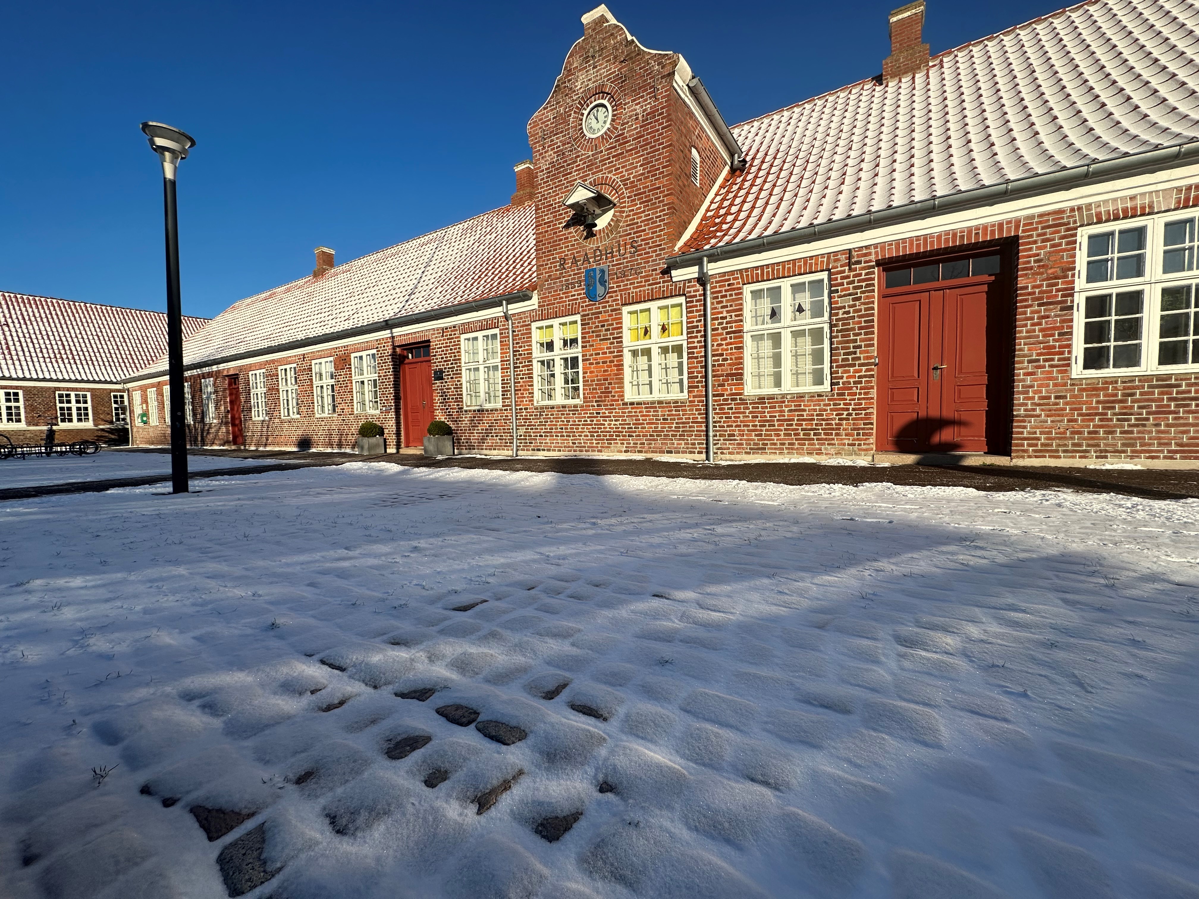 Fanø Rådhus - en vinterdag